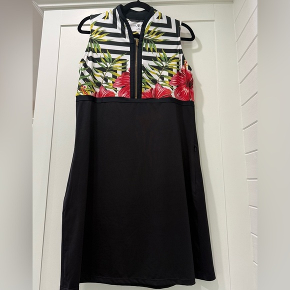 Allie Burke Floral Golf Dress - Picture 1 of 4